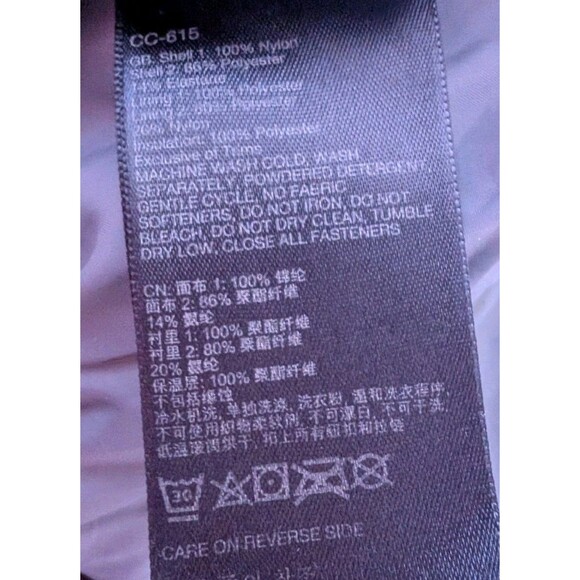 Marmot Insulated Nylon Jacket Size S Mens Full Zip Stand Collar Zip Pocket Green - Picture 7 of 11